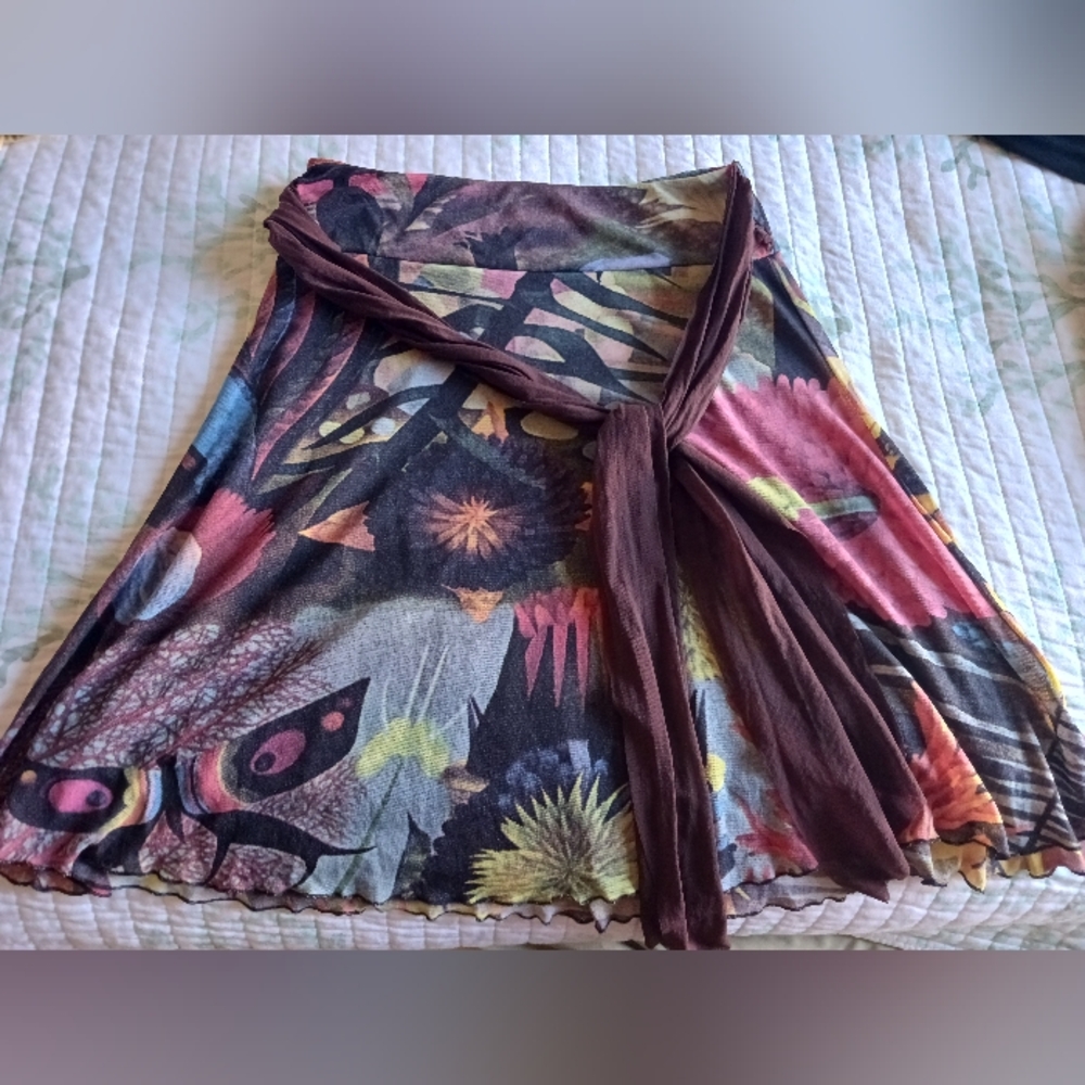Floral Multicolor Women's Skirt